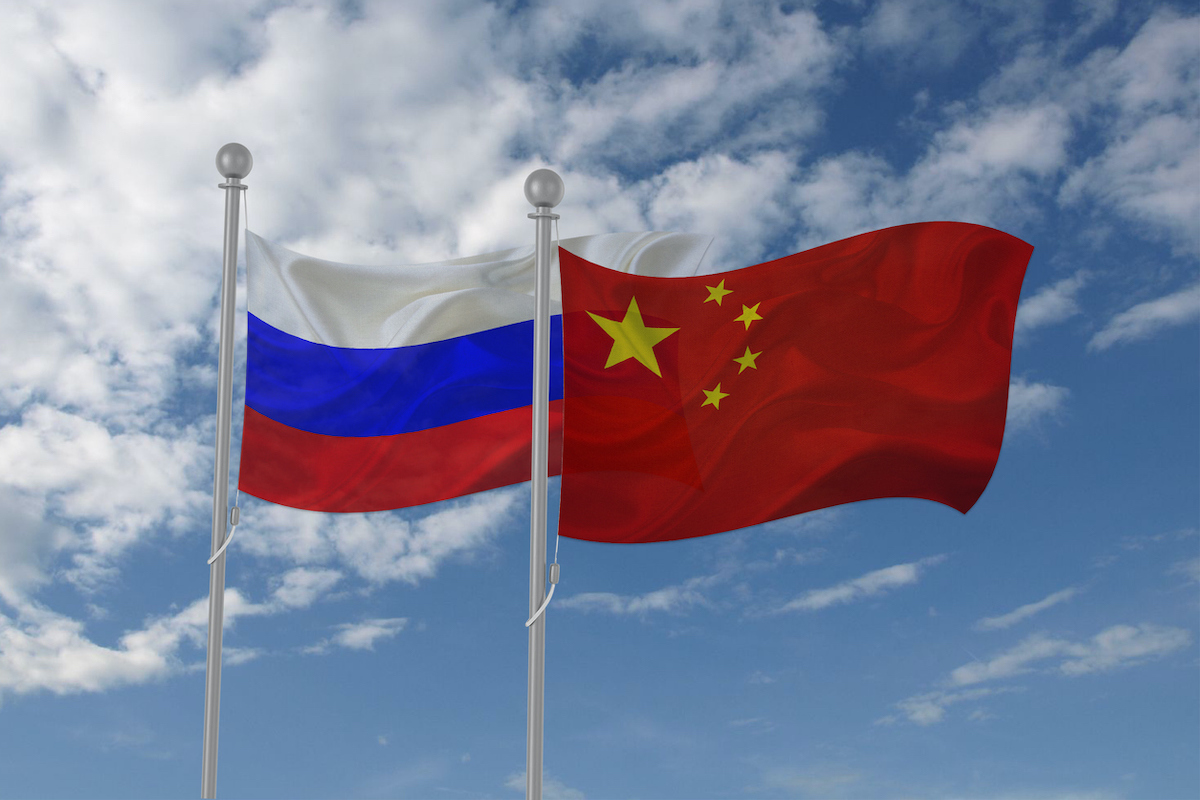 Russia china flags istock  btgbtg  694208948