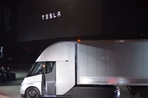 A TESLA SEMI TRUCK 